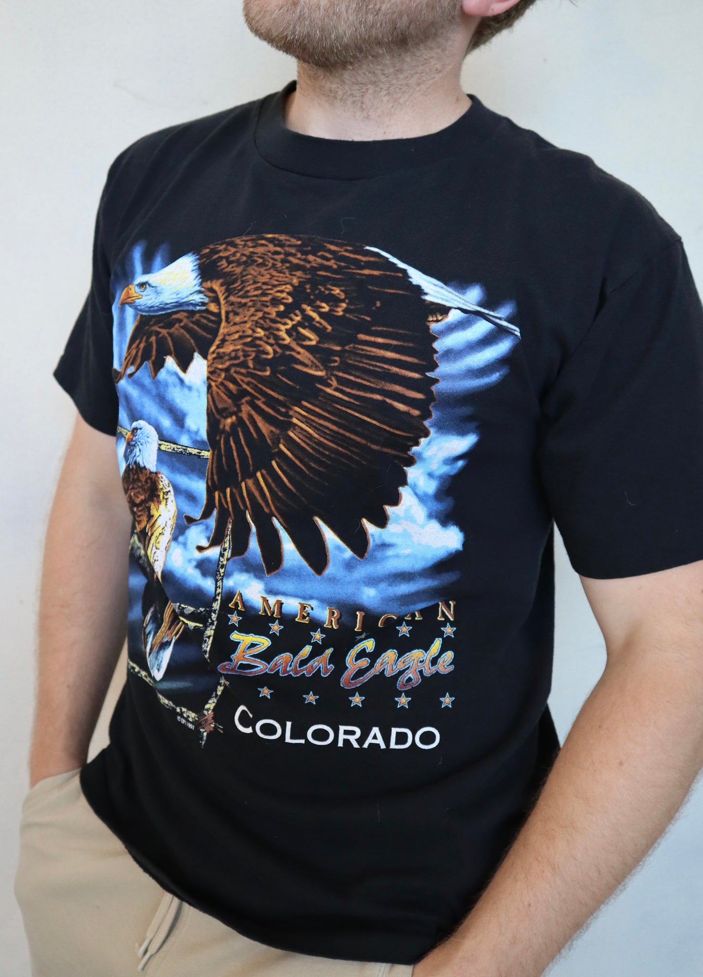 1997 Bald Eagle Colorado vintage tee