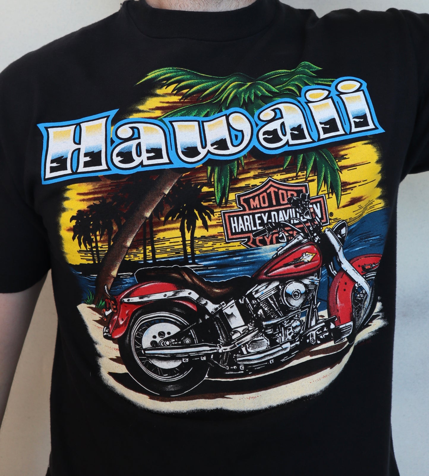 Harley Davidson Honolulu,Hawaii tee
